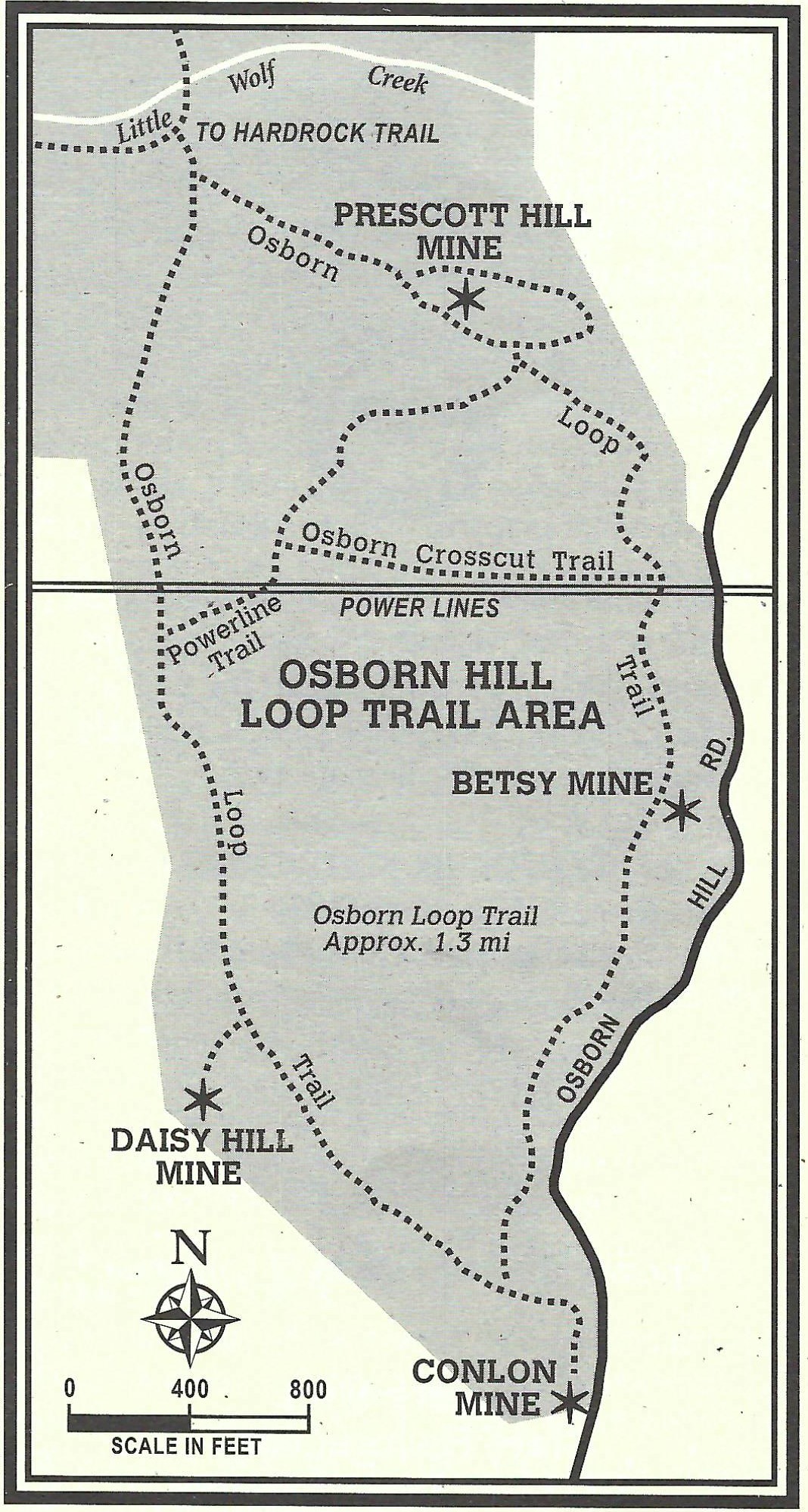 Osborn Hill Loop Trail Map